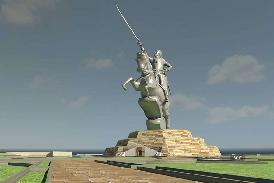 PM Modi inaugurates Shivaji Memorial and this is how it will look like