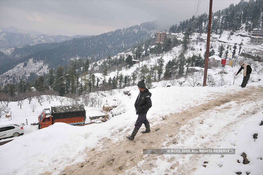 In pics: Shimla celebrates White Christmas after 24 years