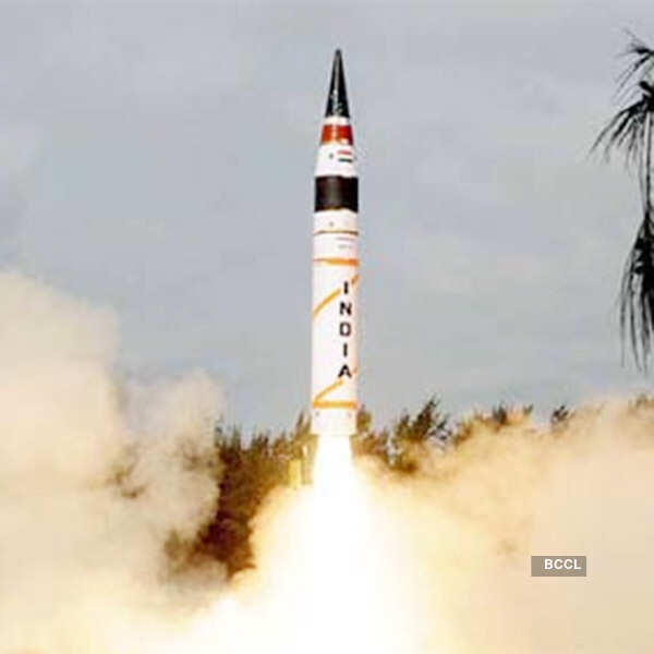 India test fires Agni-V missile off Odisha coast