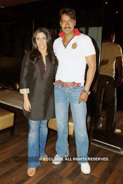 Konkona Sen Sharma and Ajay Devgan at the music launch of the movie