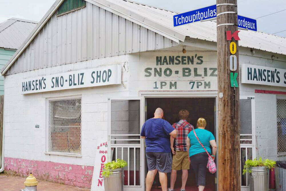 Sno-ball at Hansens
