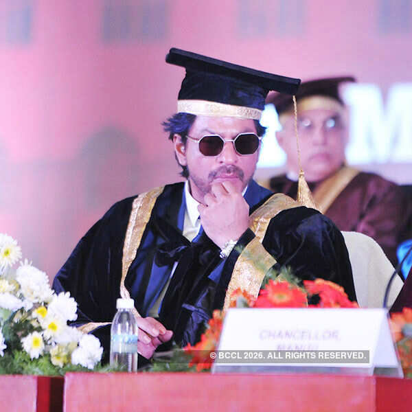 Shah Rukh KhanSRK receives honorary doctorate for promoting Urdu The