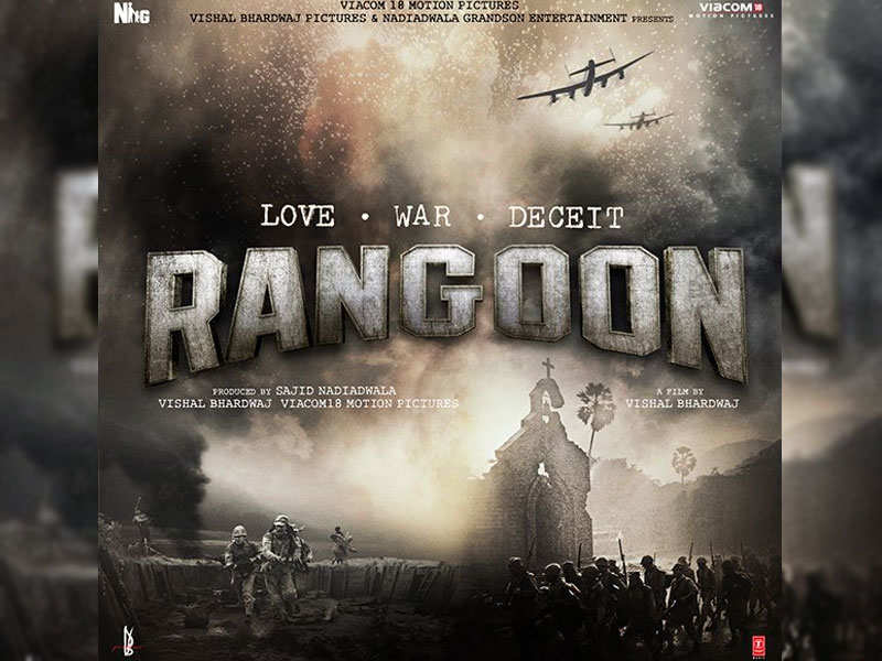 Shahid Kapoor takes us to the front line in first ‘Rangoon’ poster