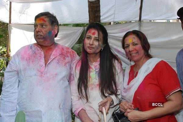 Celebs @ holi party