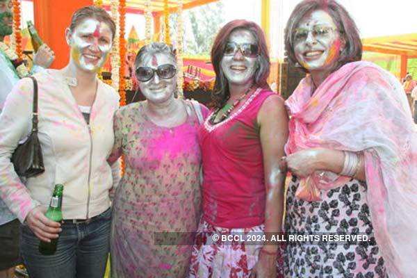 JK Jain's Holi party