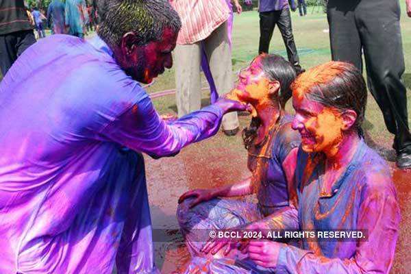 Sheila Dixit's Holi party