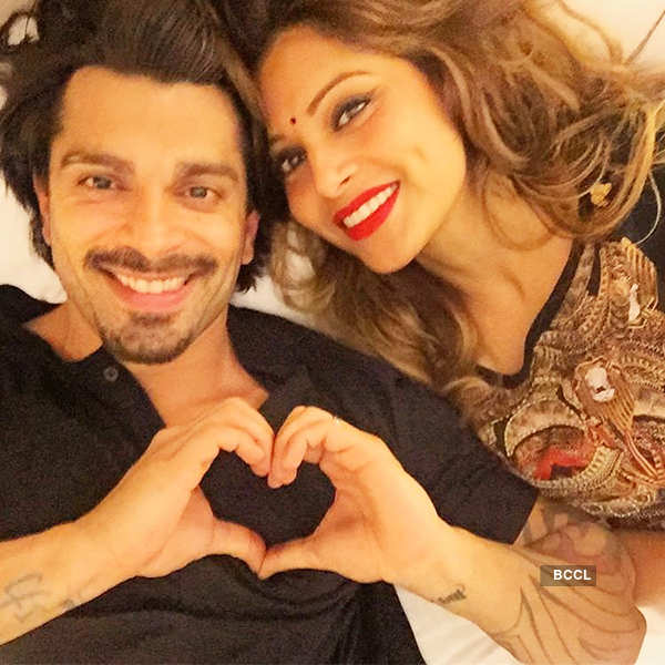 Bipasha Basu celebrates B'day with Karan