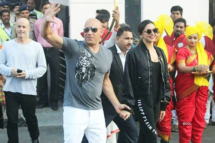 Unseen picture of Deepika Padukone and Vin Diesel