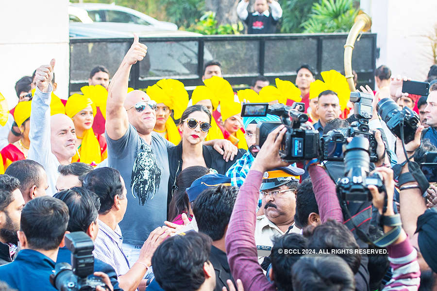 Unseen picture of Deepika Padukone and Vin Diesel