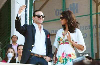 Saif & Bips at 'Vandrewala Cup' 