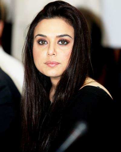 Preity at a press meet