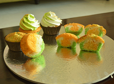 How to make Tricolour Cupcake - Times Food