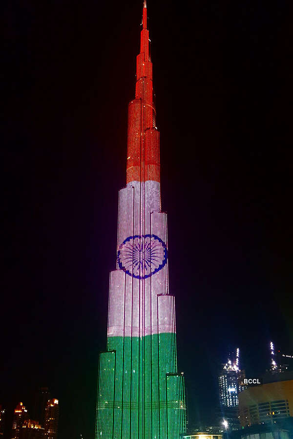 Burj Khalifa glows with Tricolour to mark India's Republic Day
