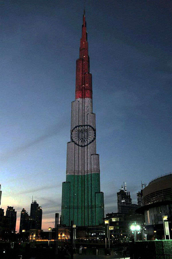 Burj Khalifa glows with Tricolour to mark India's Republic Day
