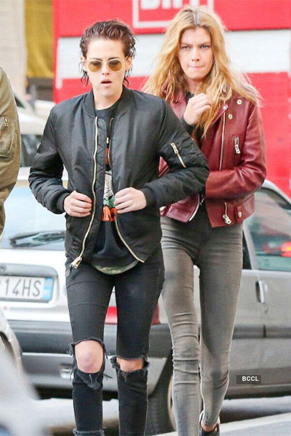 Kristen Stewart spotted kissing Stella Maxwell