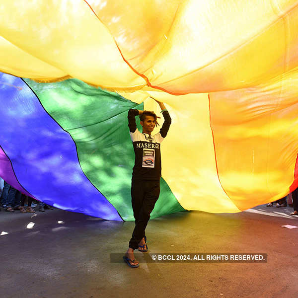 A Lgbt Supporter During A Gay Pride Parade Mumbai Pride 2017 Organised By Queer Azaadi Mumbai