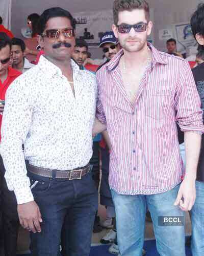 Neil at corporate event