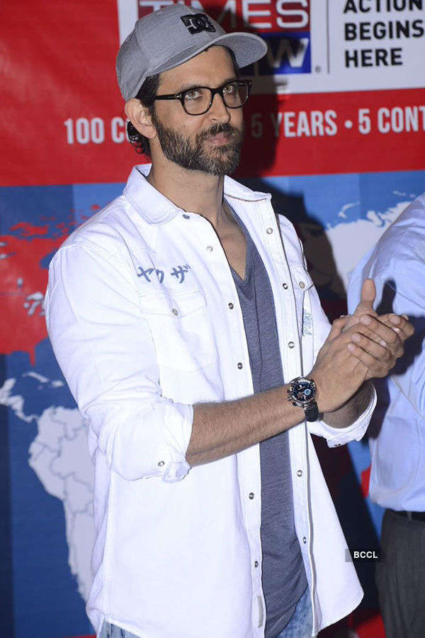 Hrithik attends Times Now event