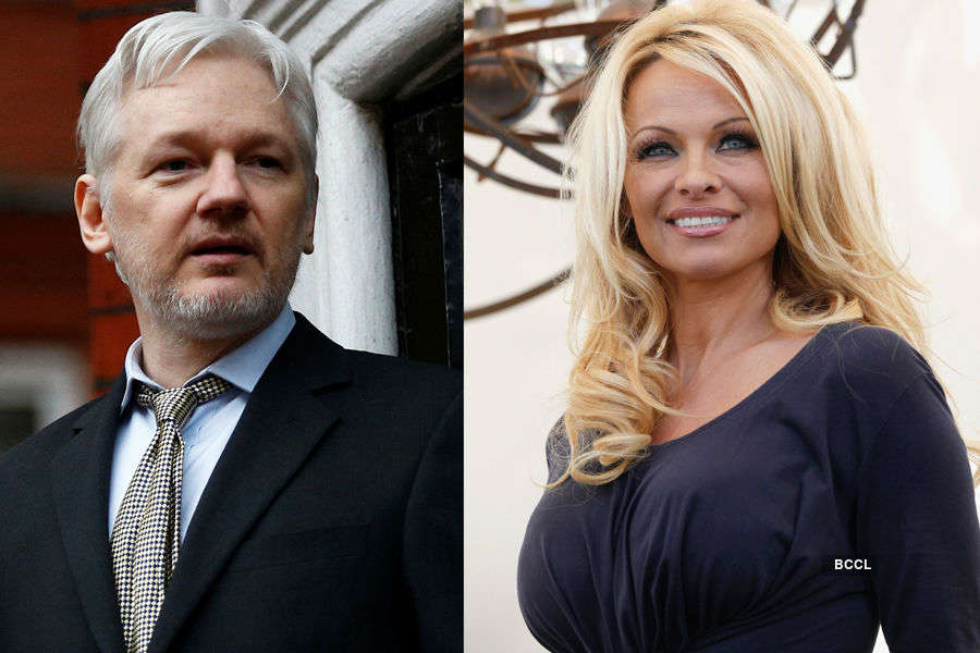 Pamela Anderson dating Wikileaks founder?