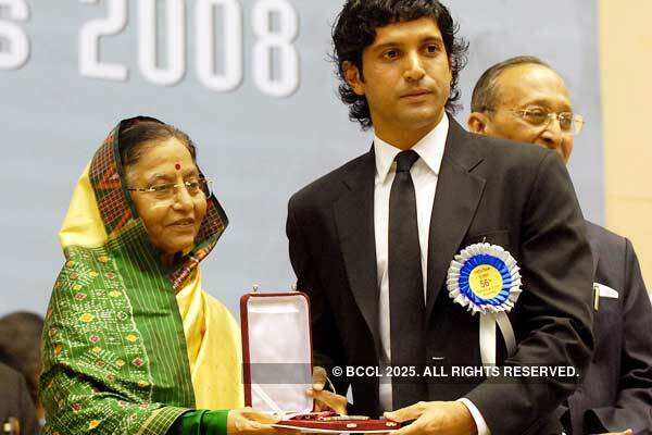 Farhan Akhtar, Pratibha Patil 