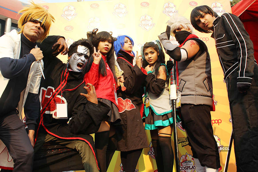 Cosplayers Pose For A Group Photo During The Alto Indian Championship Of Cosplay Presented By Comic Con India At Ansal Plaza In Delhi On February 12 2017 Photogallery