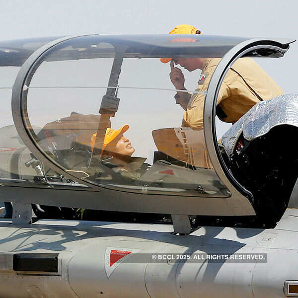 Aero India 2017: Anil Ambani flies in Rafale fighter