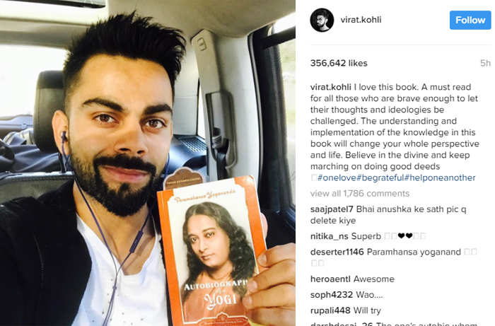 Virat Kohli Virat Kohli Wants You To Read This Book That Has Changed His Life Off The Field News Times Of India virat kohli wants you to read this book