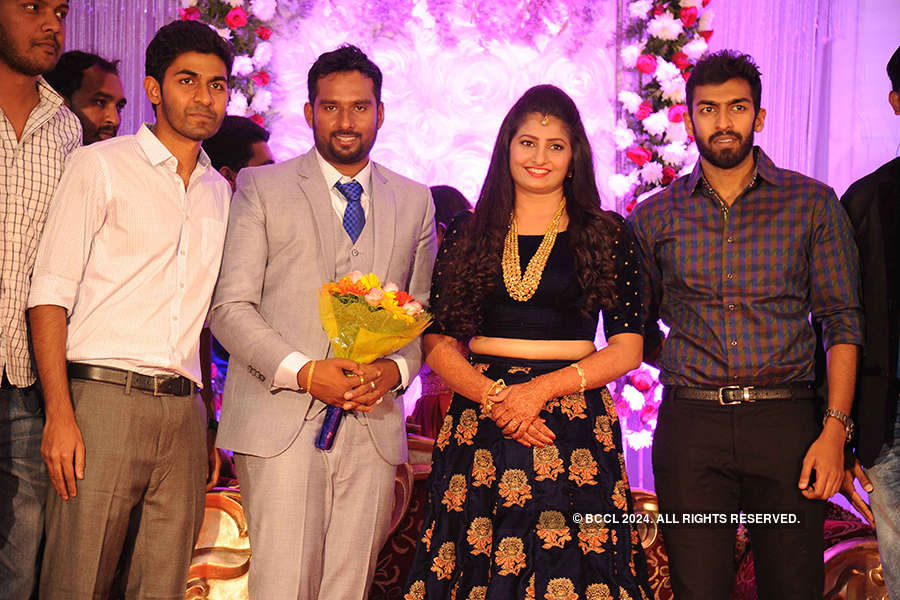 Suni and Soundarya’s wedding reception