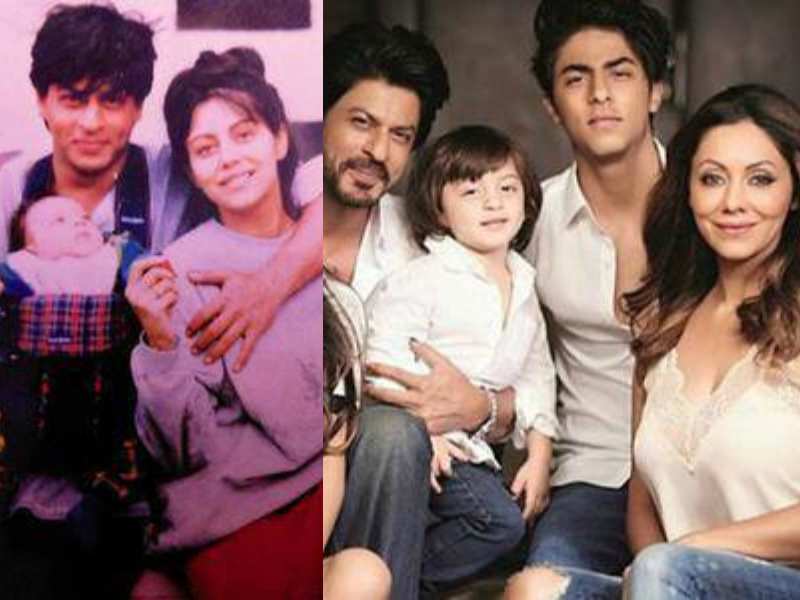 This Throwback Picture Of Shah Rukh Khan With His Wife Gauri And Son Aryan Will Drive
