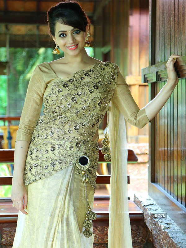 bhavana engagement dress designer