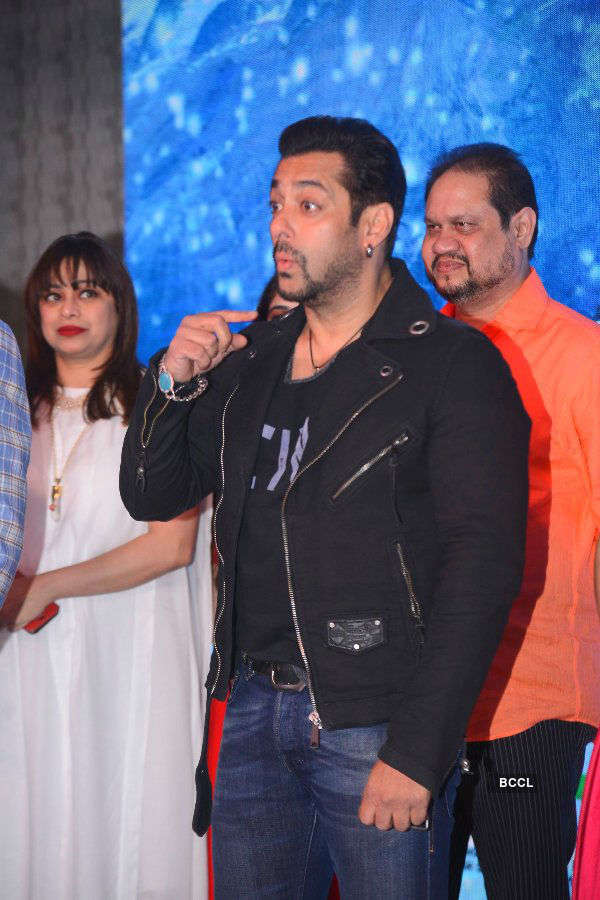 Salman Khan and Iulia Vantur at the music launch of Rubik's Cube