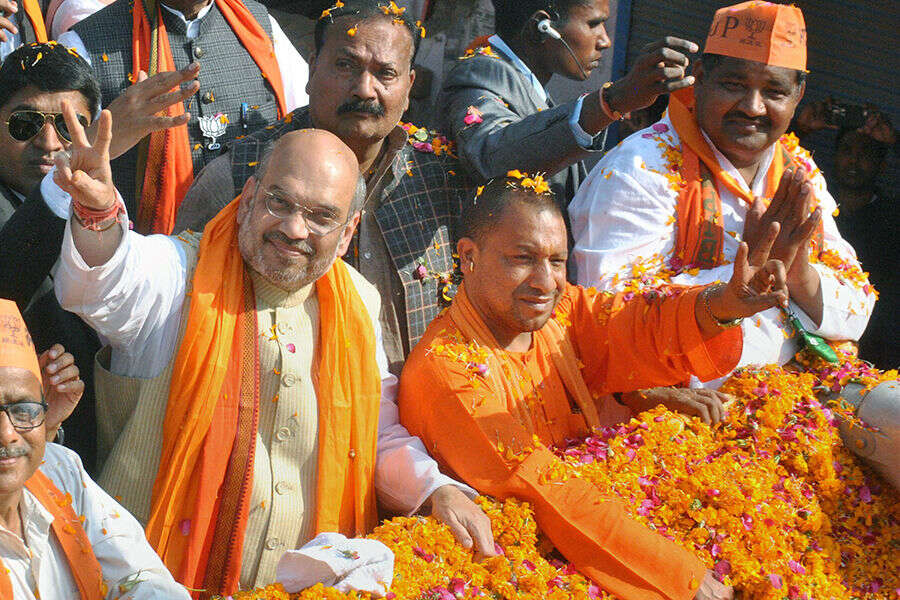 Yogi Adityanath Rally Pictures