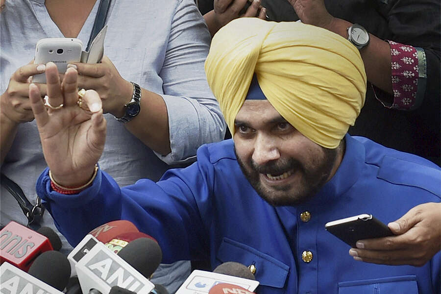 Navjot Singh Sidhu in election