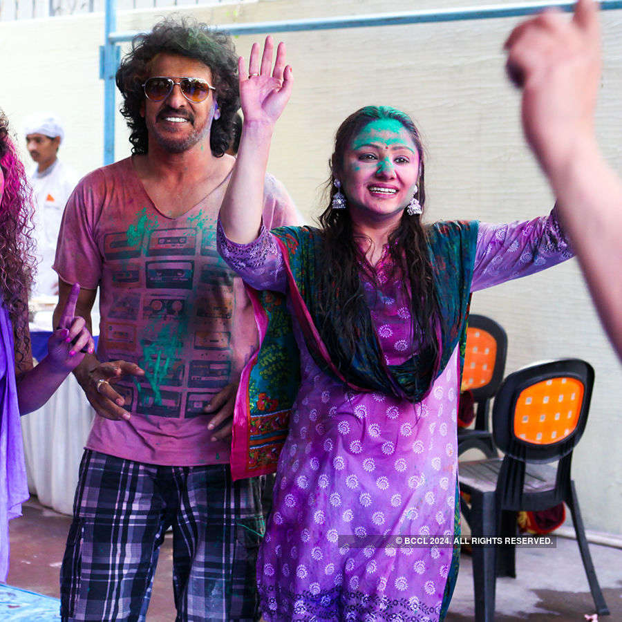 Holi celebrations at Upendra's house