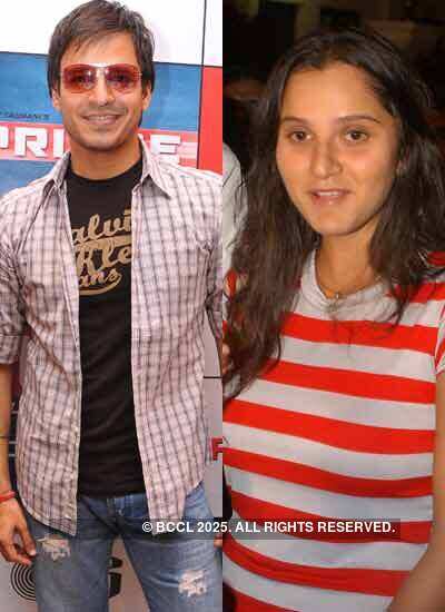 Sania Mirza, Vivek Oberoi