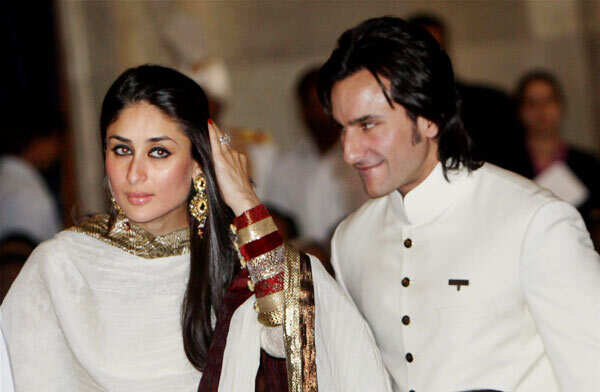 Saif Ali Khan Pataudi with Kareena Kapoor 