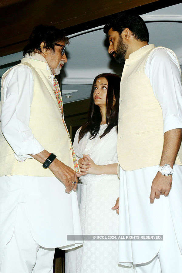 Aishwarya Rai Bachchan’s father’s prayer meet