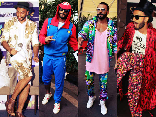 Social Humour: Ranveer Singh&#39;s wacky fashion sense has Twitter in splits-  The Times of India