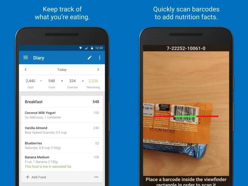 myfitnesspal android wear