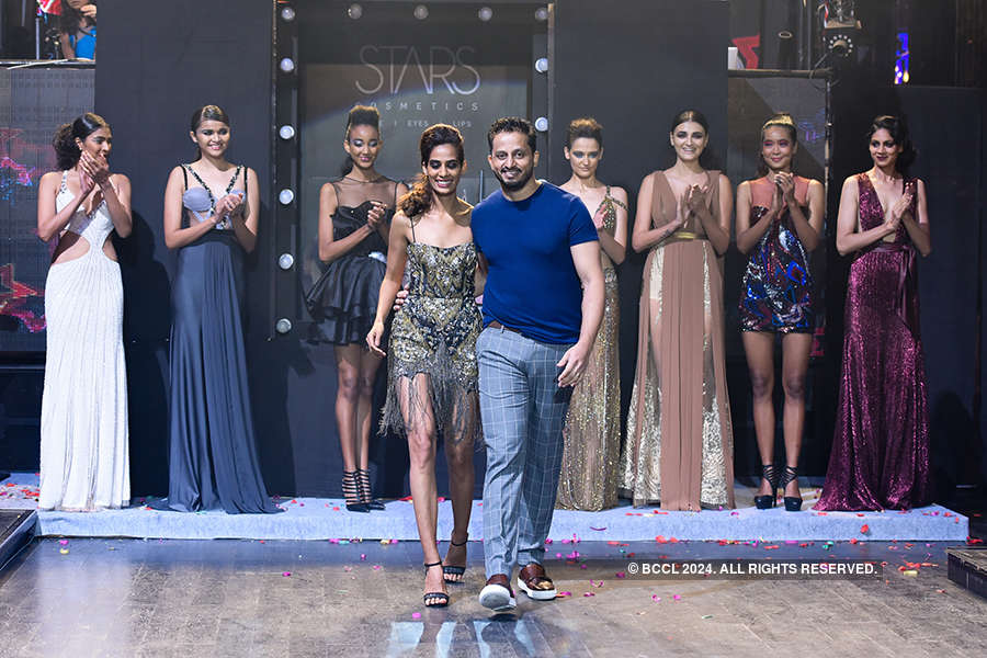 Models walk the ramp for Stars Cosmetics
