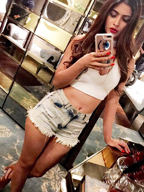 Karishma Sharma beats the heat in style