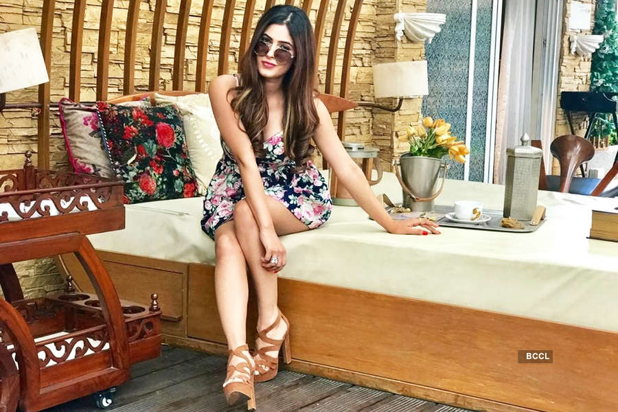 Karishma Sharma beats the heat in style