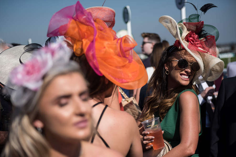 Girls go wild as the booze flows on Ladies Day at Aintree