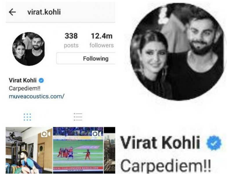 virat kohli s new instagram profile picture with anushka sharma is melting our hearts - instagram year in review 2018 anushka sharma virat kohli s pictures