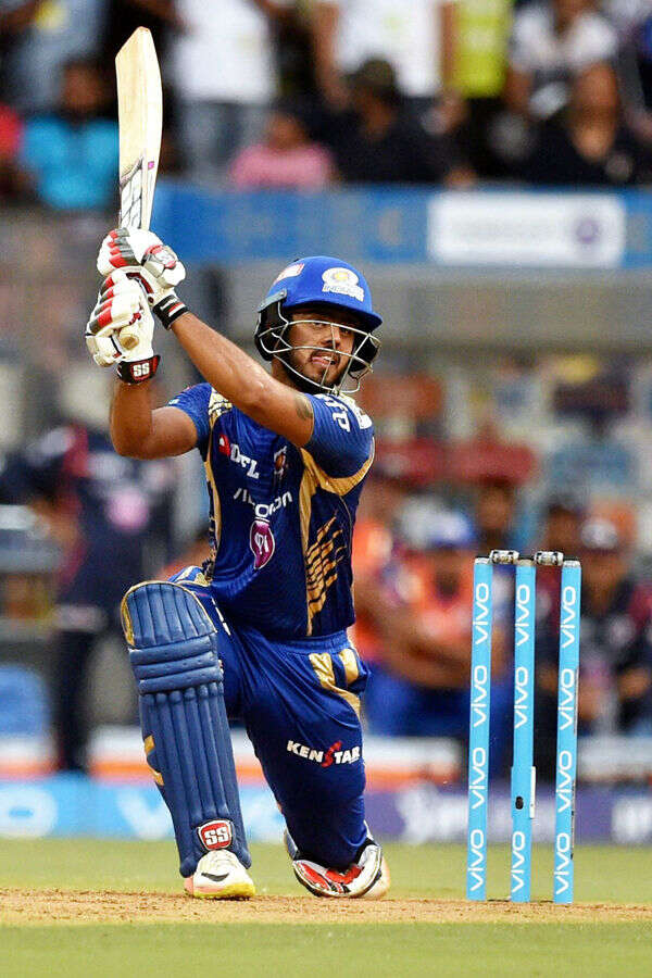 Nitish Rana hitting four