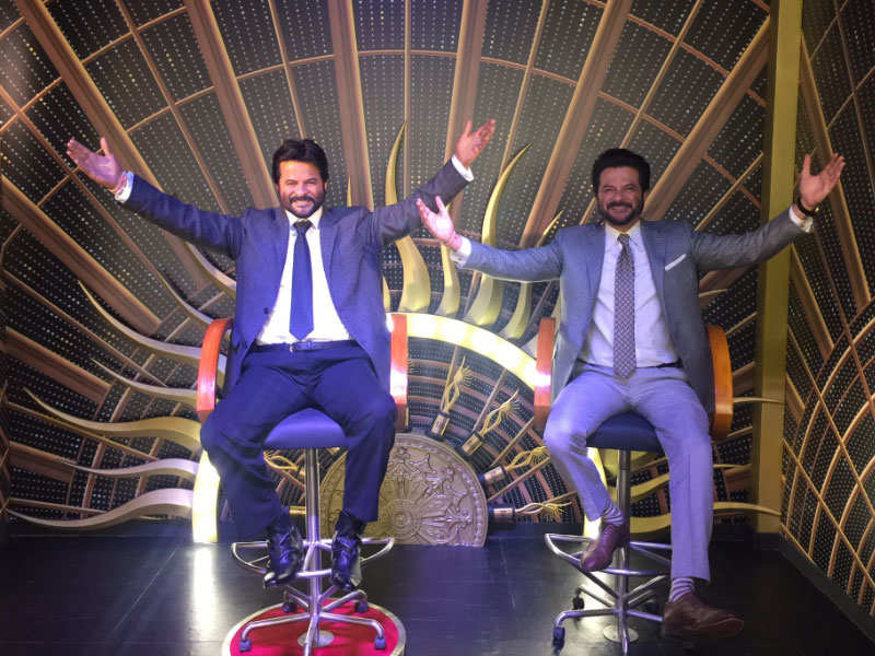 ​Anil Kapoor unveils his wax statue at Madame Tussauds in Singapore