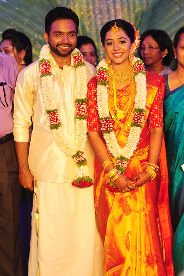 Nikhila Vinay and Nikhil Menon’s wedding ceremony