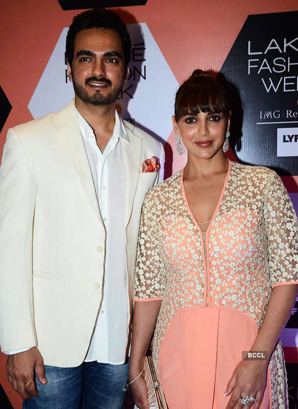 First Look: Esha Deol And Husband Bharat Takhtani Pose With Their ...