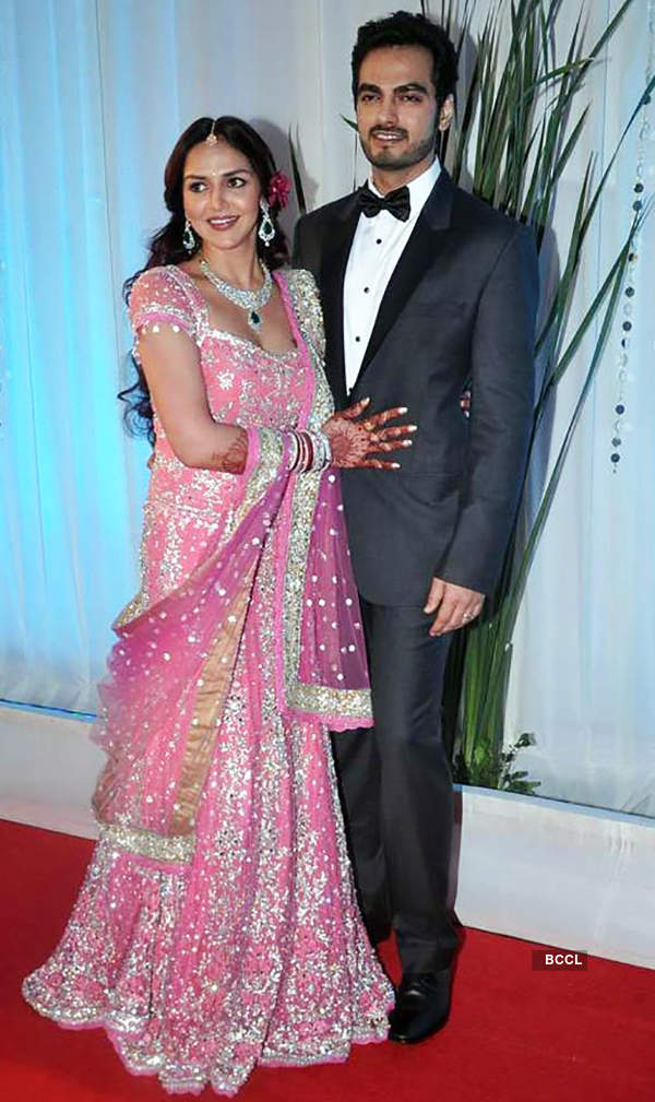 First Look: Esha Deol And Husband Bharat Takhtani Pose With Their ...