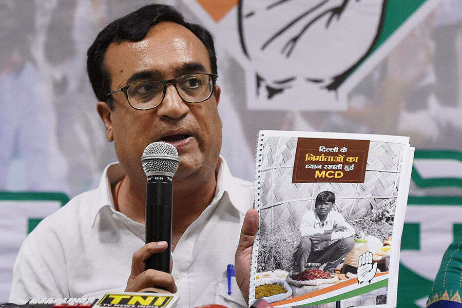 MCD Polls: Ajay Maken puts forward his resignation